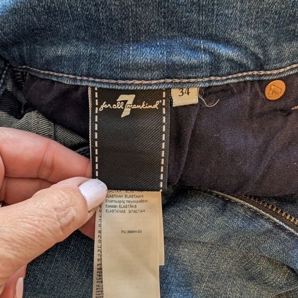 7 For All Mankind Slimmy Tapered Size 34 - Picture 3 of 9